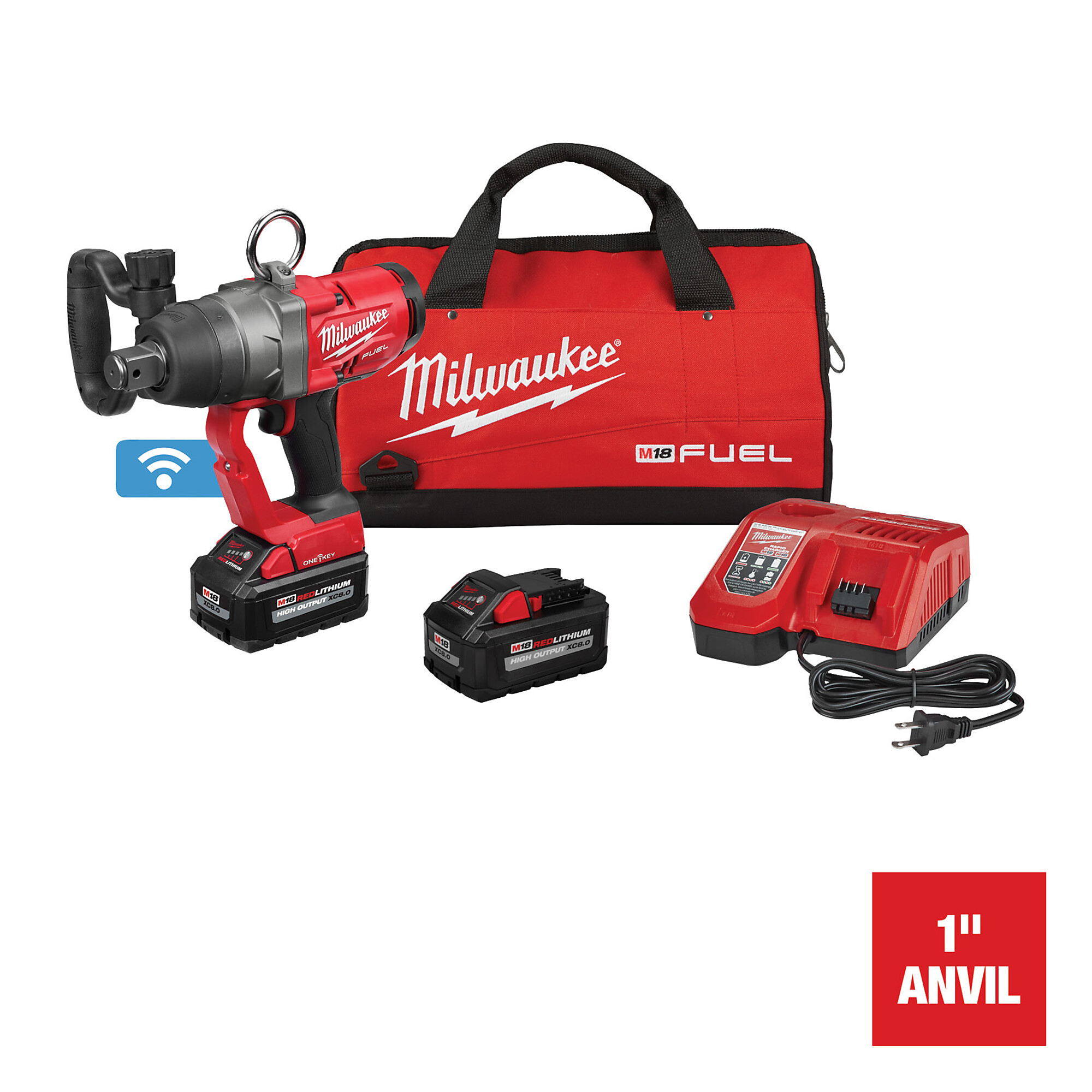 Milwaukee M18 High Torque Impact Wrench with Friction Ring, Drive Size